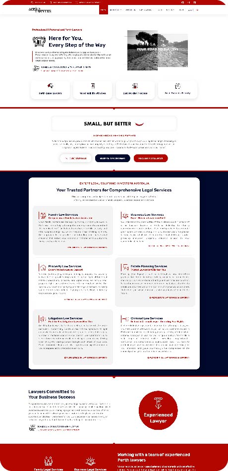 Persian Agency Web Desgin Portfolio - Lawyers Website Design