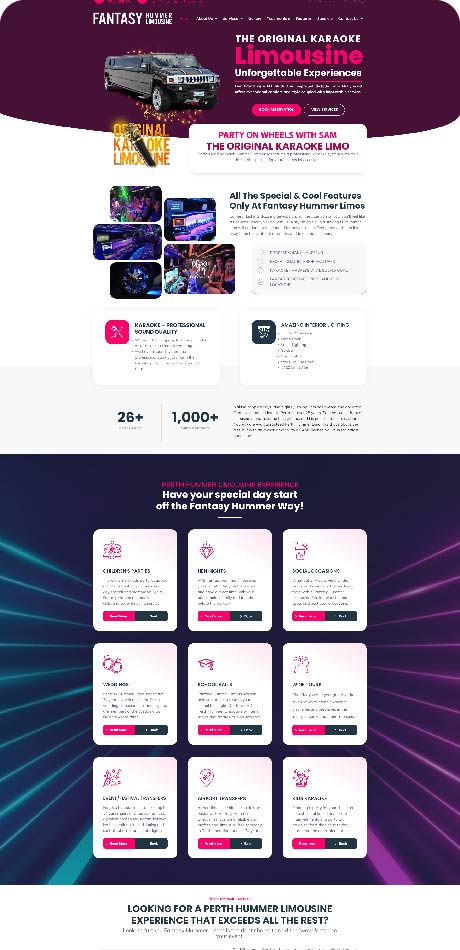 Persian Agency Web Desgin Portfolio - Car Hire Web Design